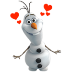 Κατεψυγμένα Αυτοκόλλητα Olaf της Disney 3
