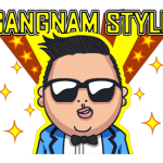 సై Gangnam శైలి స్టికర్లు 6