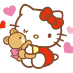 Hello Kitty Happy Days αυτοκόλλητο 3