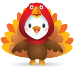 Waddles Holiday Stickers 1
