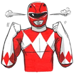 Power Rangers Sticker 1