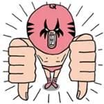 Masked Wrestler Q Sticker 1