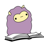 Little Purple Llama Sticker 4