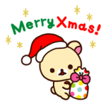 Rilakkuma Xmas New Year Sticker 15