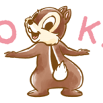 Chip 'n' Dale Fluffy Moves Stickers 1
