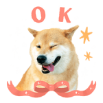 Shiba Maru Adesivi 1