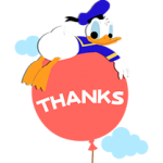 Kačer Donald Nálepky 2