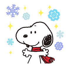 Wonderful Winter Snoopy Emojis Stickers
