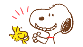 SNOOPY & Woodstock Emojis Stickers