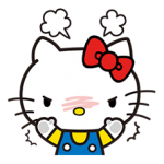 Hello Kitty de ataque repentino del pegatinas 3