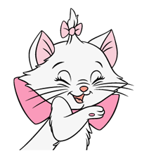 Disney Marie Emojis Stickers 2