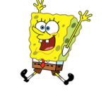 Bob Esponja Calça Quadrada Adesivos 5