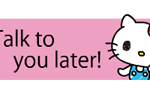 Hello Kitty je brzo Odgovori! Naljepnice 5