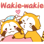 Rascal and Lily: Raccoons in Love Stickers 5