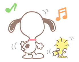 Lovely Snoopy Emojis Stickers