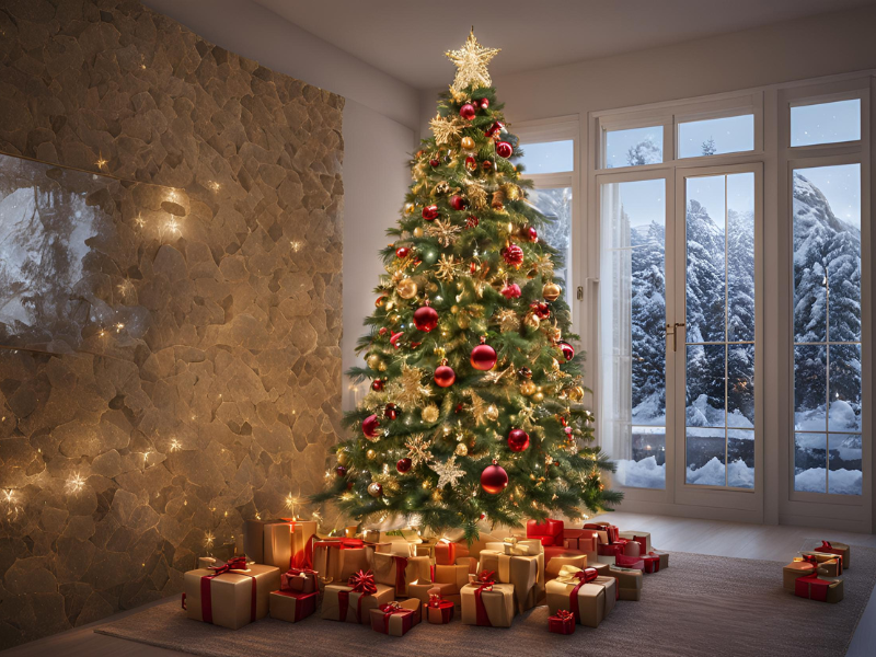 y tuong trang tri noel 3