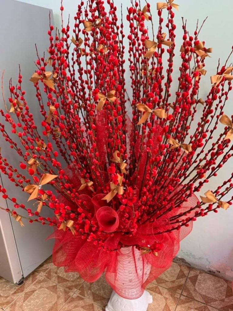 cách cắm hoa ngày tết