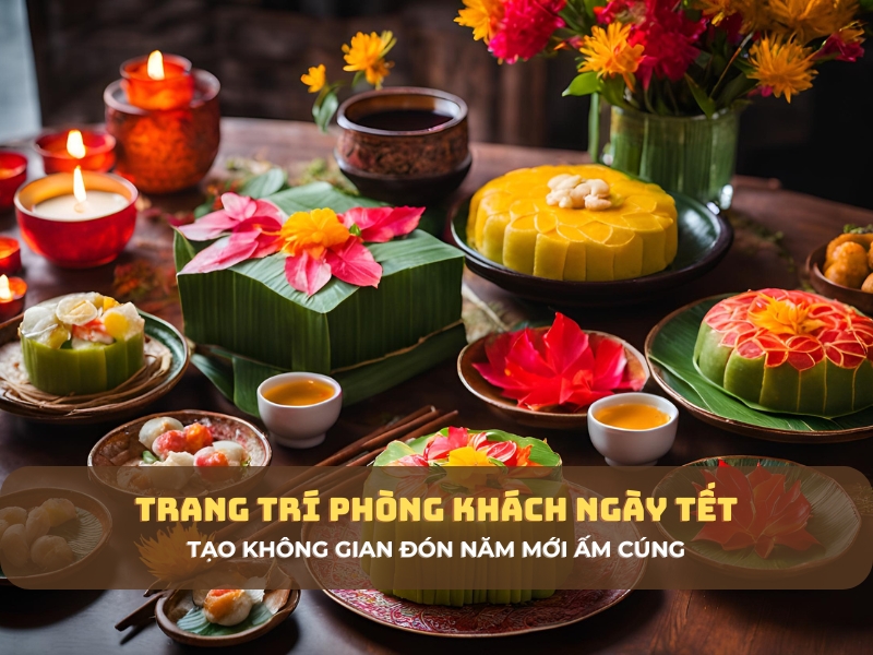 Gợi Ý Trang Trí Phòng Khách Ngày Tết Rước Tài Lộc, May Mắn
