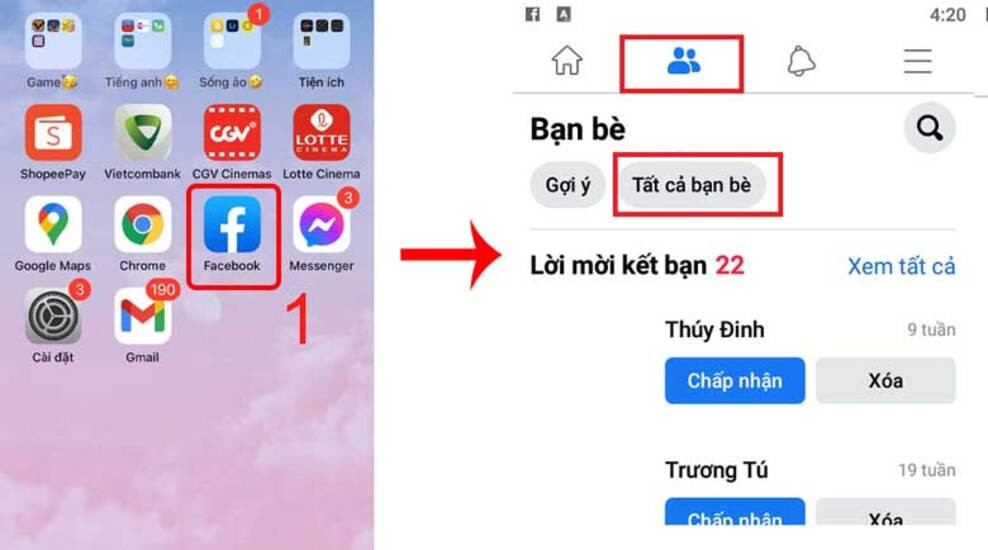 cách lọc bạn be trên facebook không cần app - ảnh 2