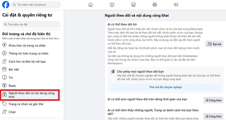 khôi phục lại cài đặt facebook - ảnh 4