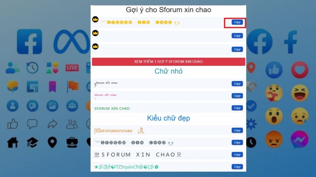 kí tự đặc biệt facebook - ảnh 6