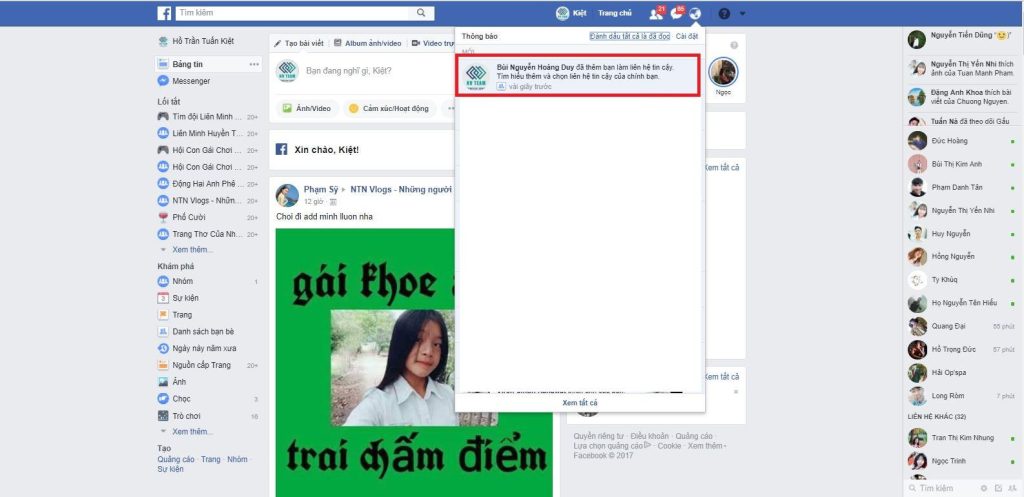 cách lấy lại mật khẩu facebook nhờ bạn bè 5