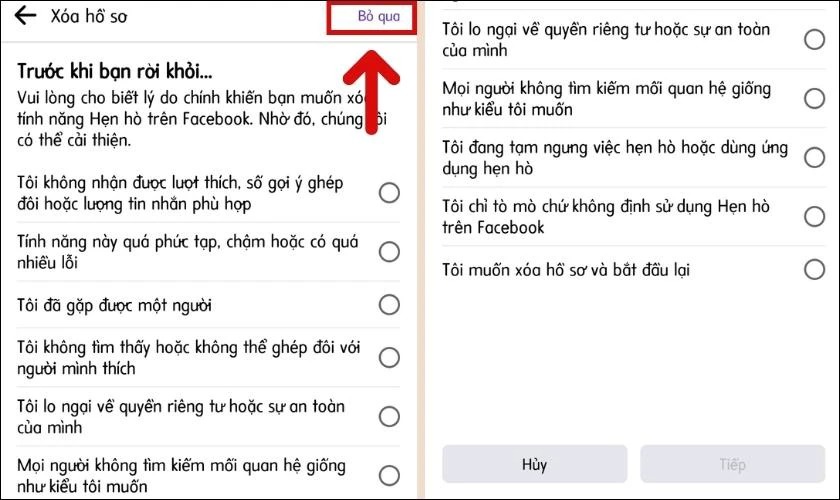 cách set hẹn hò trên facebook 9