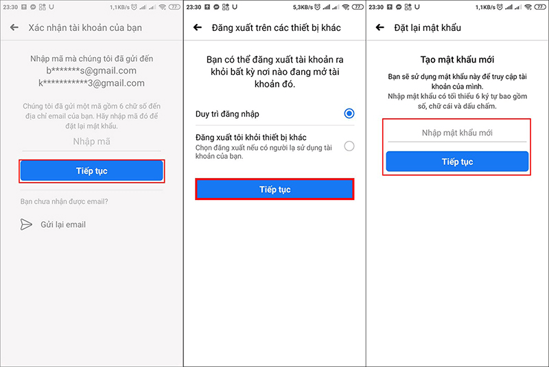 cách tìm lại mật khẩu facebook 6