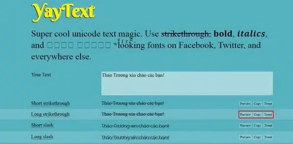 cách viết chữ đậm trên facebook 1